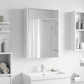vidaXL Szafka z lustrem do łazienki z półką Biały 43 x 16 x 62.5 cm