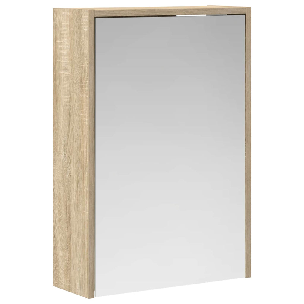 vidaXL Szafka z lustrem do łazienki Dąb Sonoma 43 x 16 x 62.5 cm