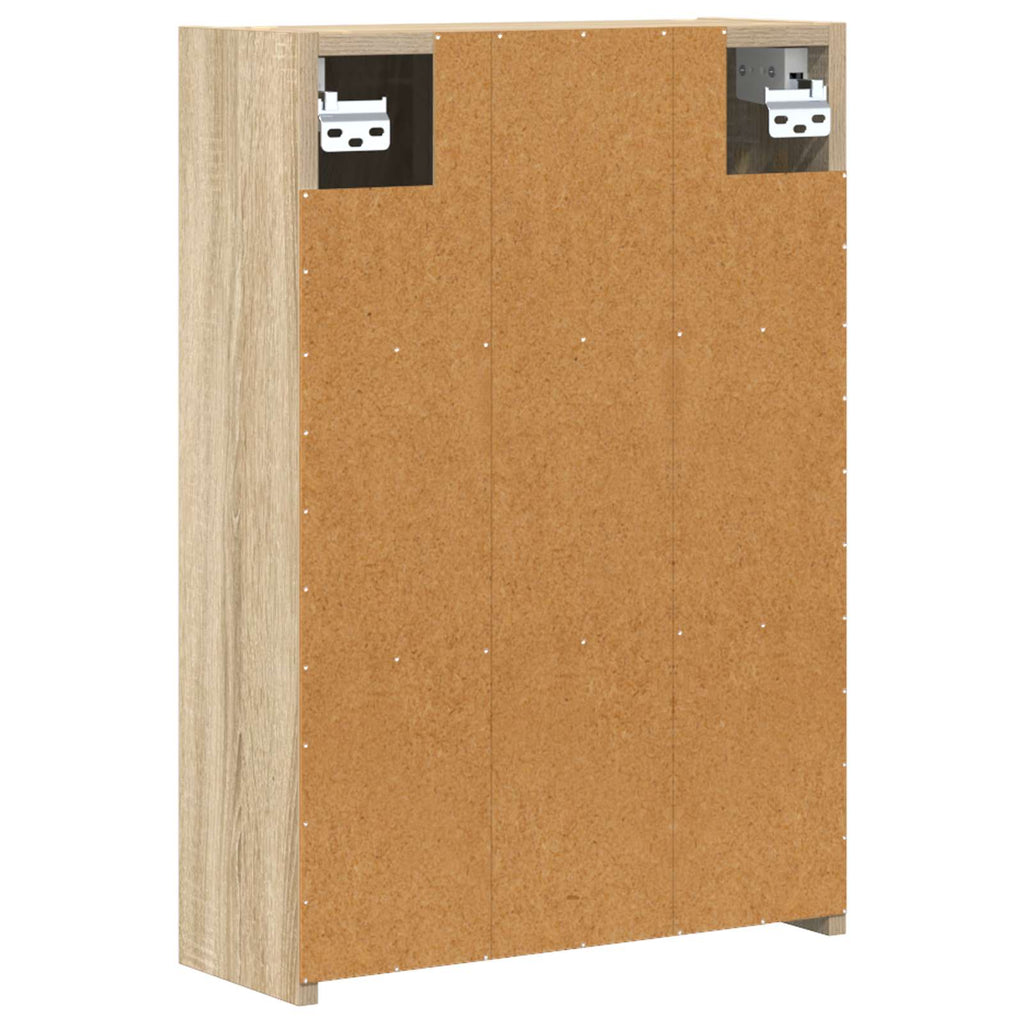 vidaXL Szafka z lustrem do łazienki Dąb Sonoma 43 x 16 x 62.5 cm
