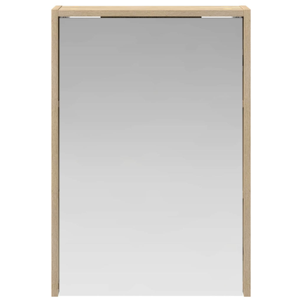 vidaXL Szafka z lustrem do łazienki Dąb Sonoma 43 x 16 x 62.5 cm