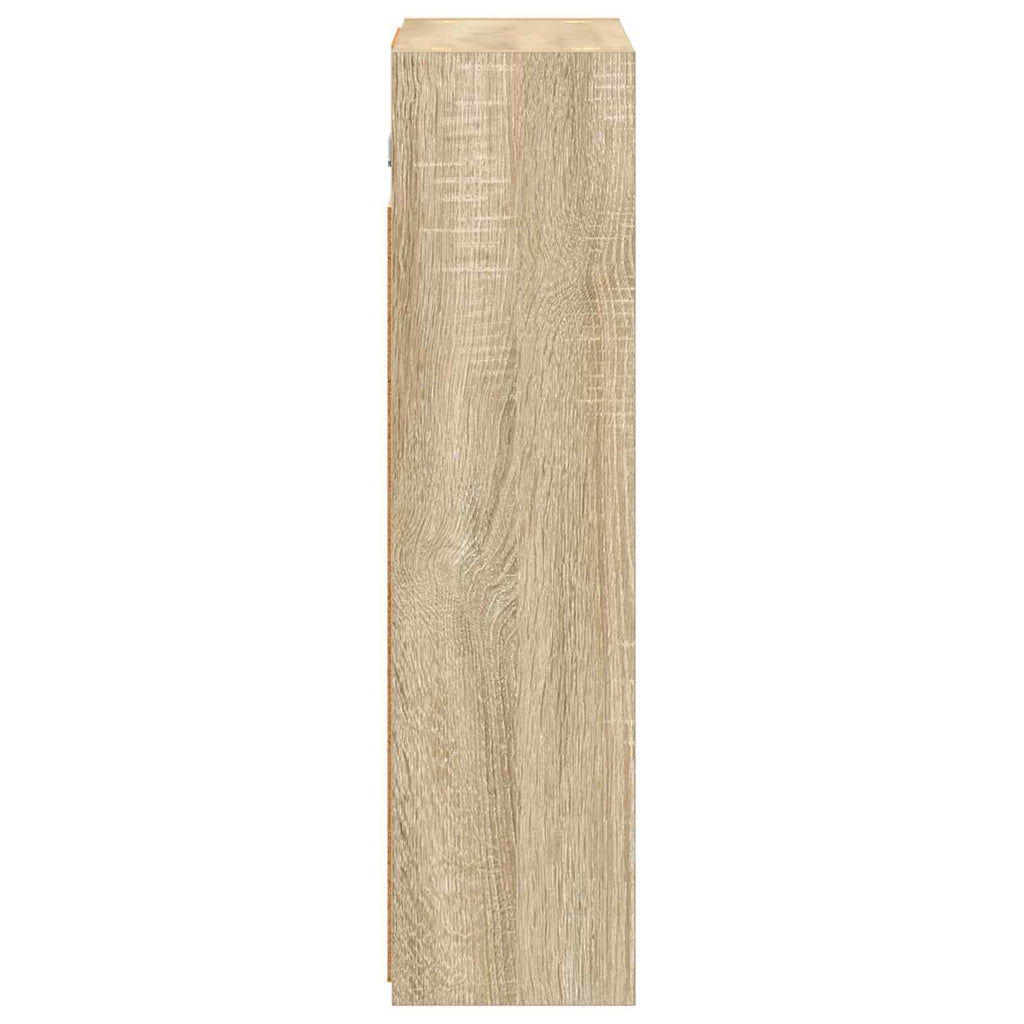 vidaXL Szafka z lustrem do łazienki Dąb Sonoma 43 x 16 x 62.5 cm