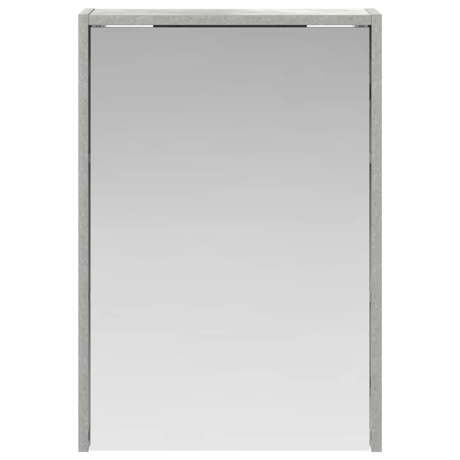 vidaXL Szafka z lustrem do łazienki Betonowy szary 43 x 16 x 62.5 cm