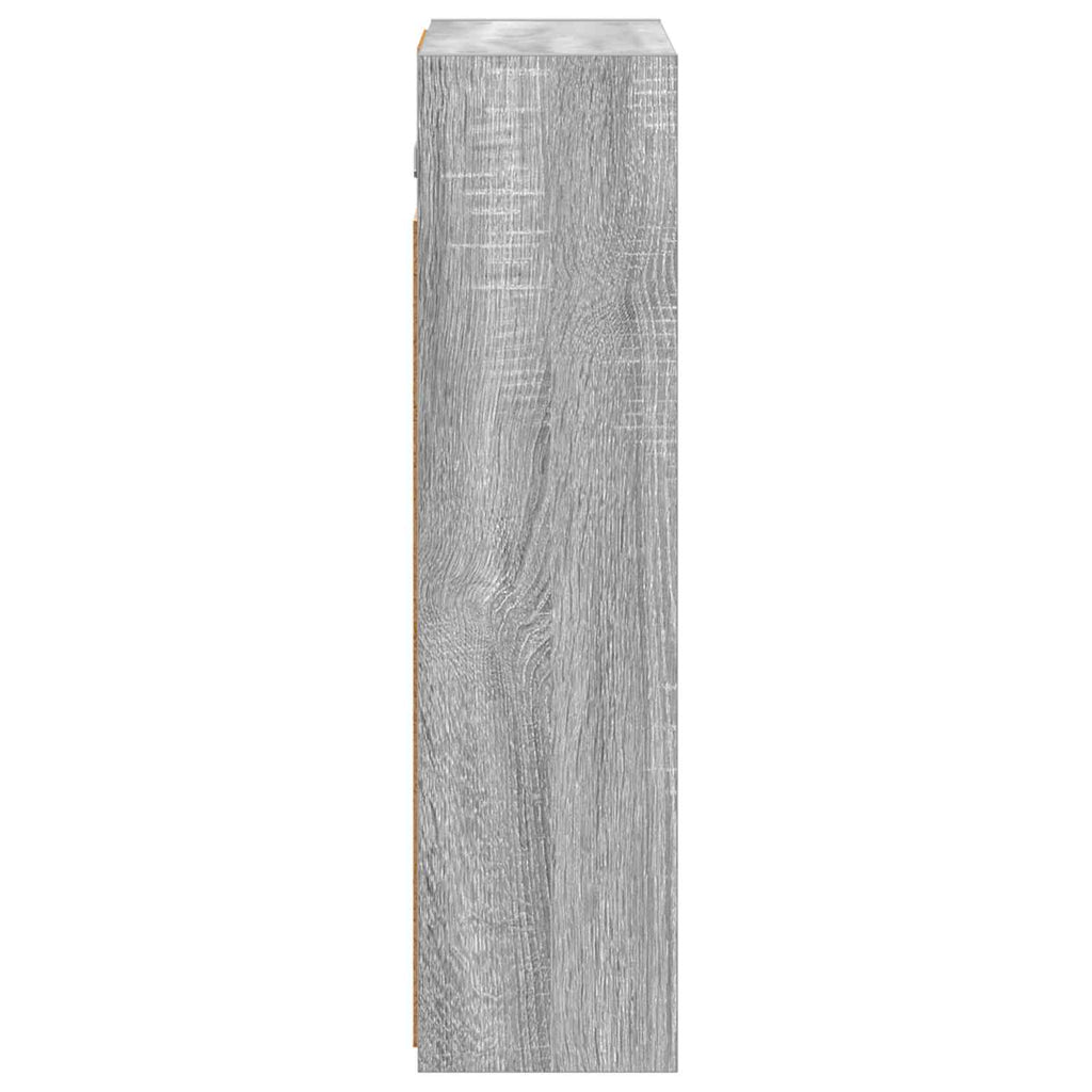 vidaXL Szafka z lustrem do łazienki Szary Sonoma 43 x 16 x 62.5 cm
