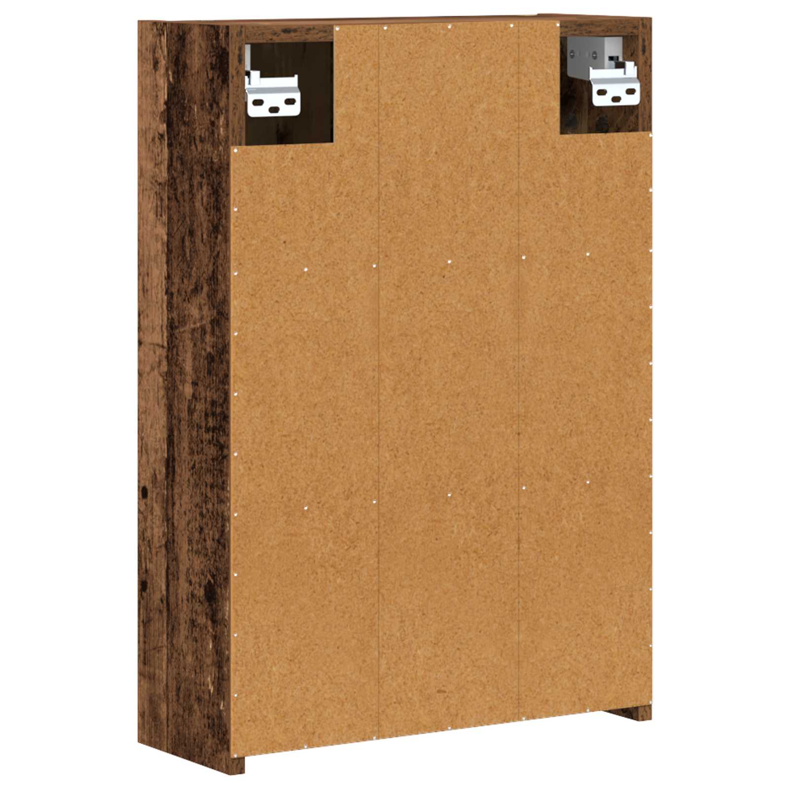 vidaXL Szafka z lustrem do łazienki Stare drewno 43 x 16 x 62.5 cm