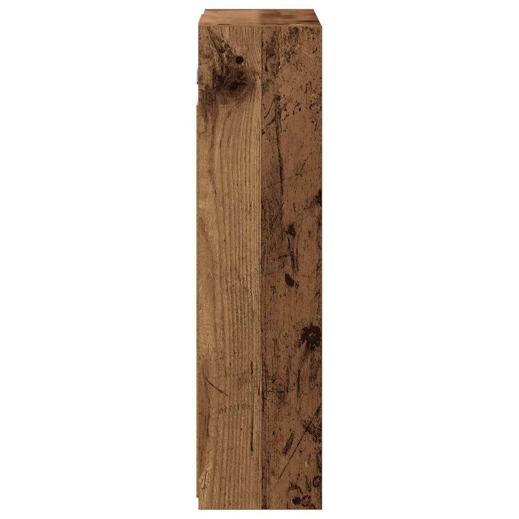 vidaXL Szafka z lustrem do łazienki Stare drewno 43 x 16 x 62.5 cm