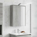 vidaXL Szafka z lustrem do łazienki Szary Sonoma 43 x 16 x 62.5 cm