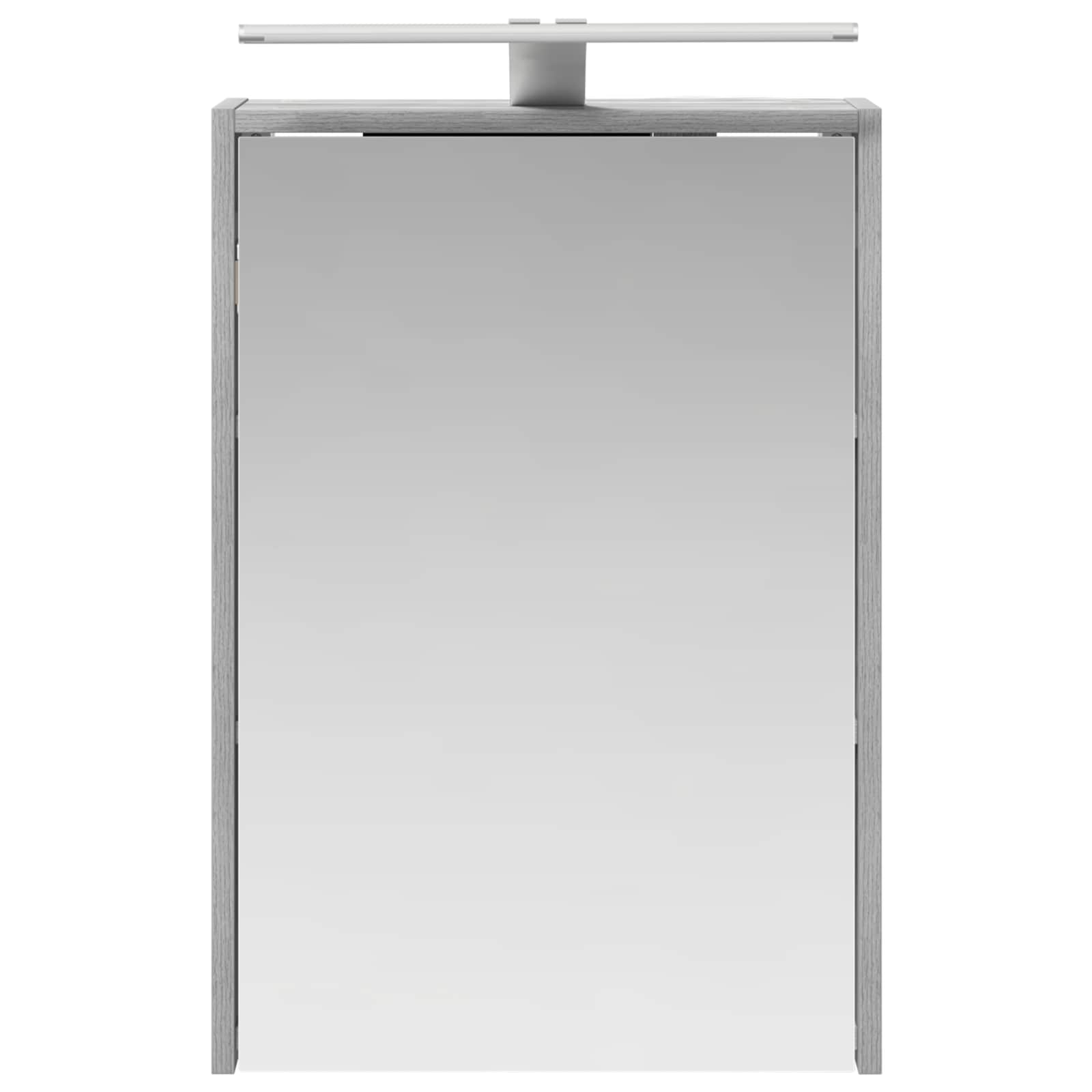 vidaXL Szafka z lustrem do łazienki Szary Sonoma 43 x 16 x 62.5 cm