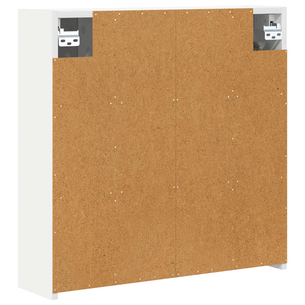 vidaXL Szafka z lustrem do łazienki Biały 63,5 x 16 x 62,5 cm