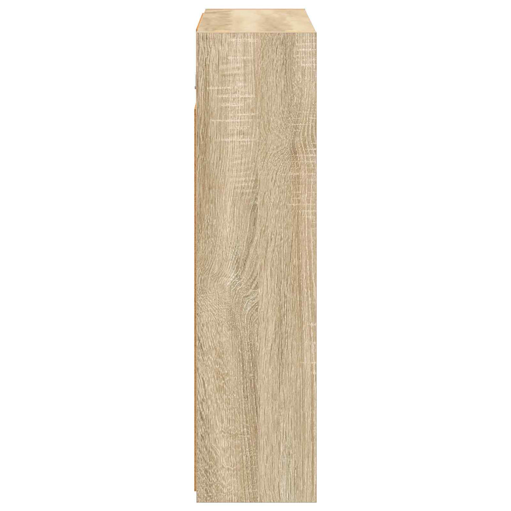 vidaXL Szafka z lustrem do łazienki Dąb Sonoma 63,5 x 16 x 62,5 cm