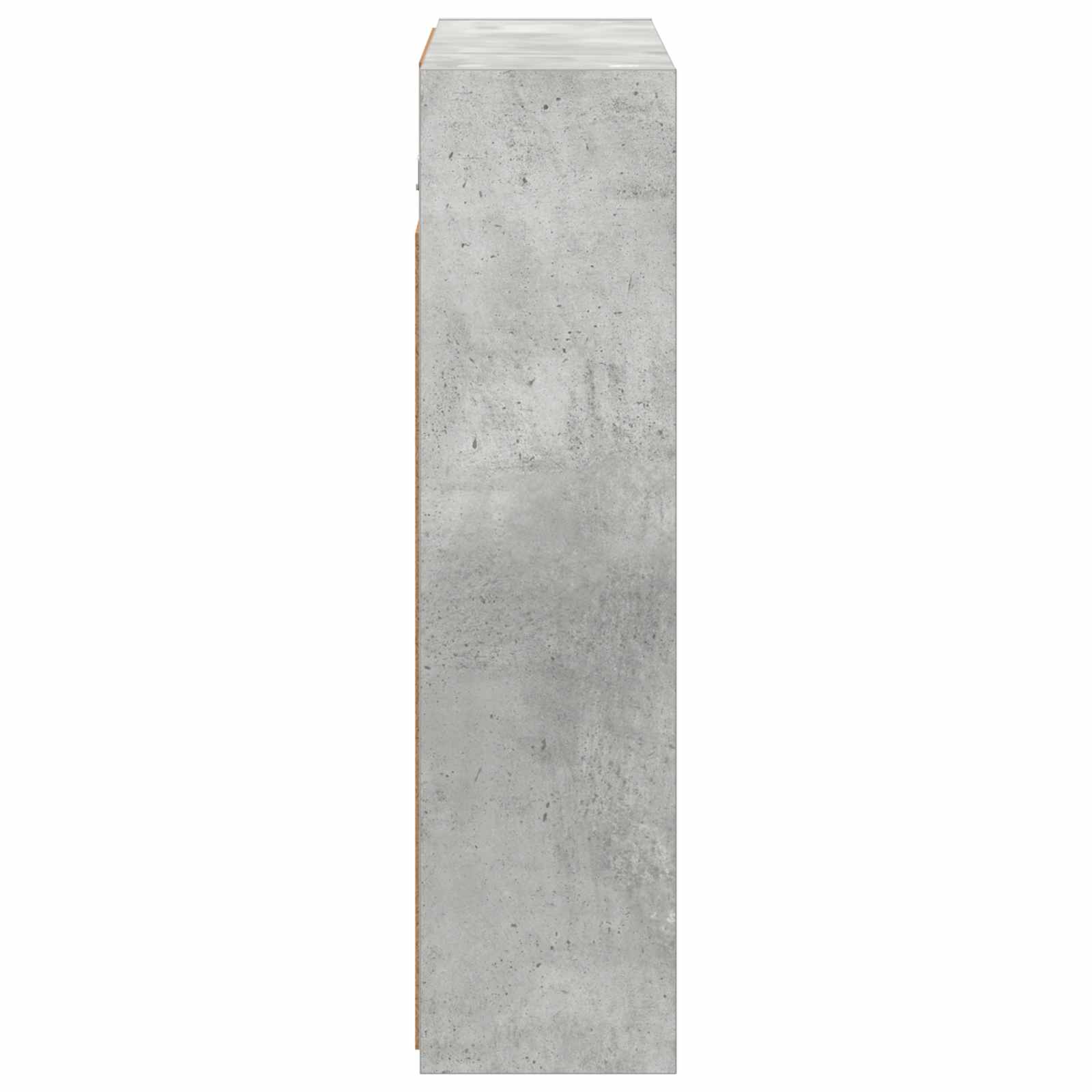 vidaXL Szafka z lustrem do łazienki Betonowy szary 63,5 x 16 x 62,5 cm
