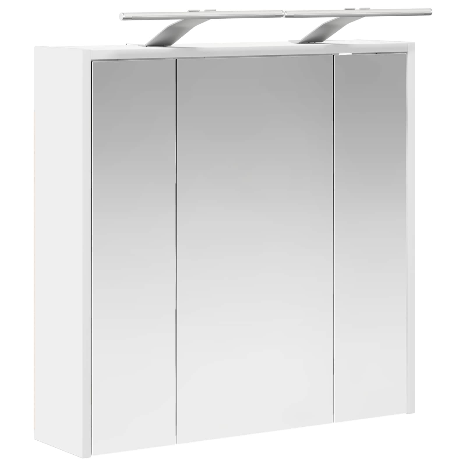 vidaXL Szafka z lustrem do łazienki Biały 63,5 x 16 x 62,5 cm