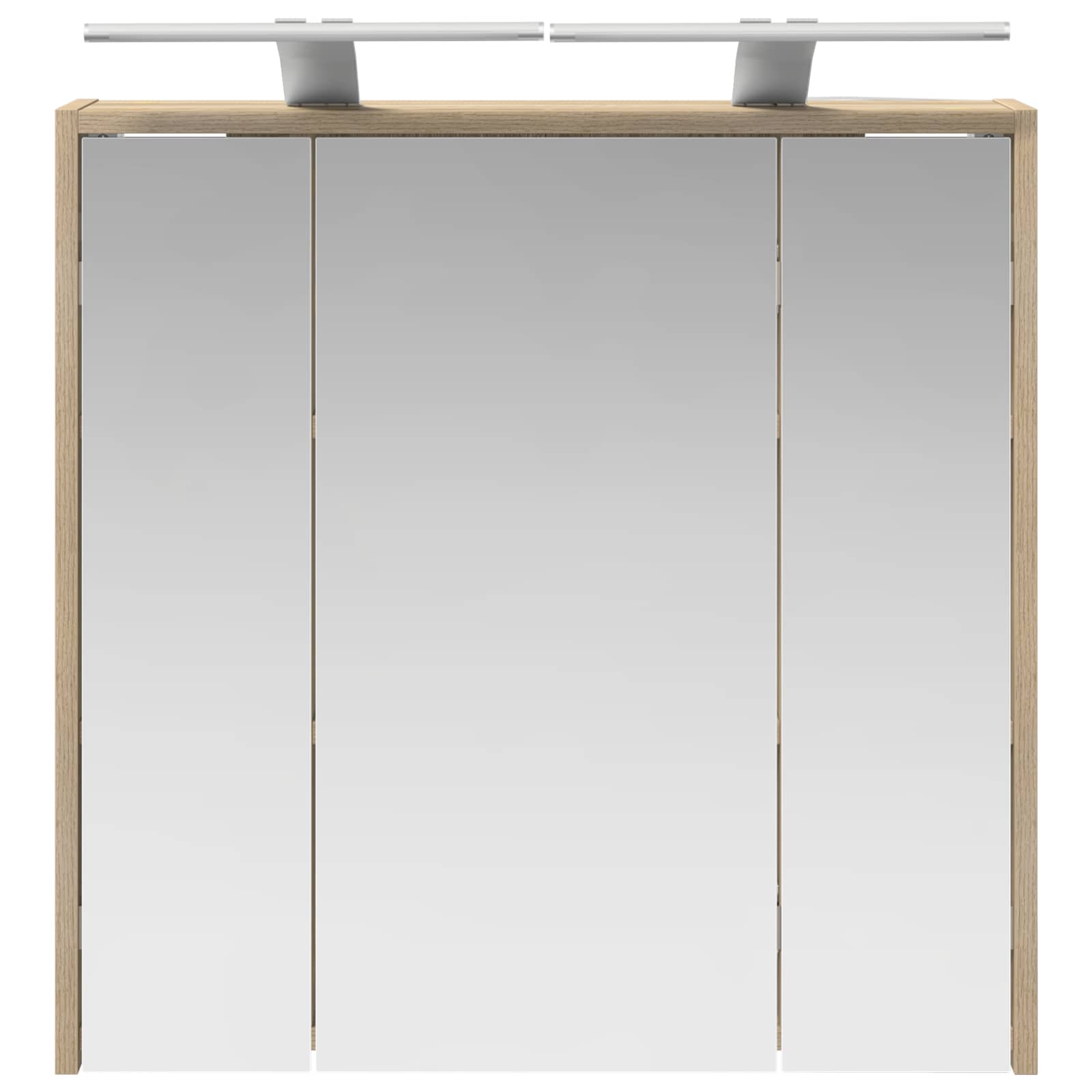 vidaXL Szafka z lustrem do łazienki Dąb Sonoma 63,5 x 16 x 62,5 cm