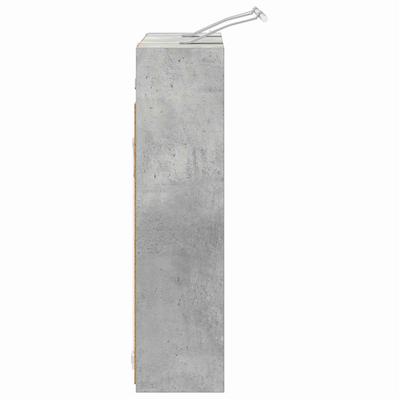 vidaXL Szafka z lustrem do łazienki Betonowy szary 63,5 x 16 x 62,5 cm
