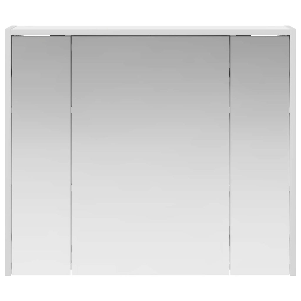 vidaXL Szafka z lustrem do łazienki Biały 73,5 x 16 x 62,5 cm