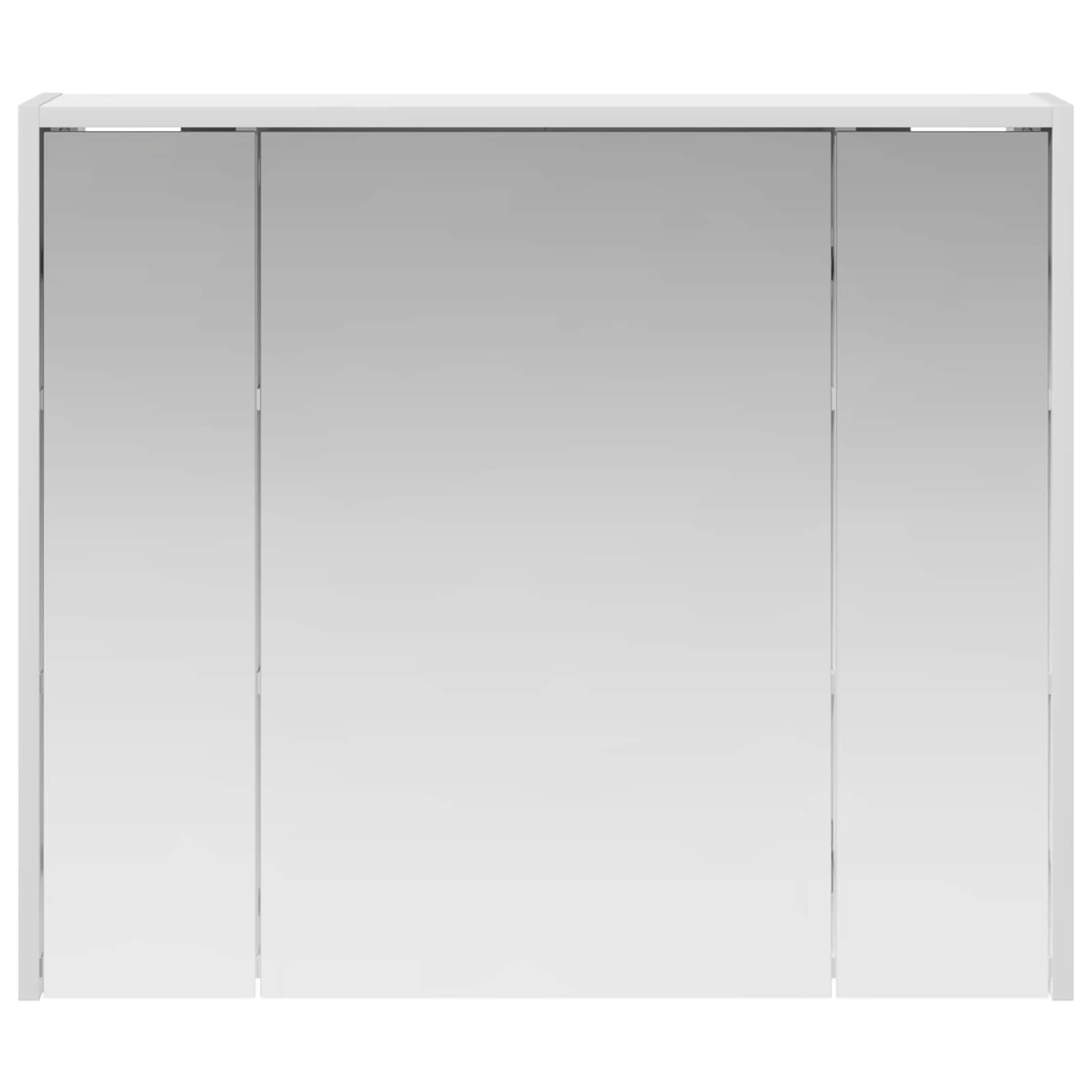 vidaXL Szafka z lustrem do łazienki Biały 73,5 x 16 x 62,5 cm