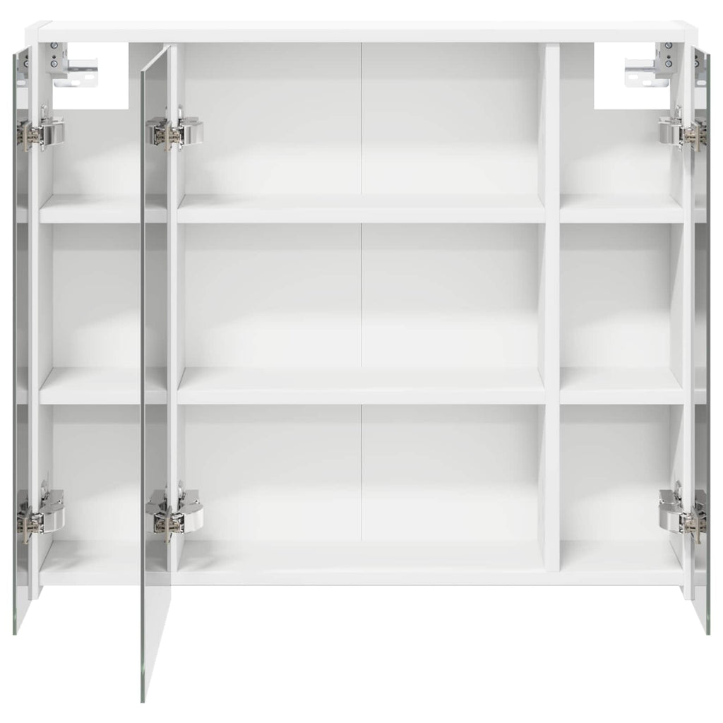 vidaXL Szafka z lustrem do łazienki Biały 73,5 x 16 x 62,5 cm