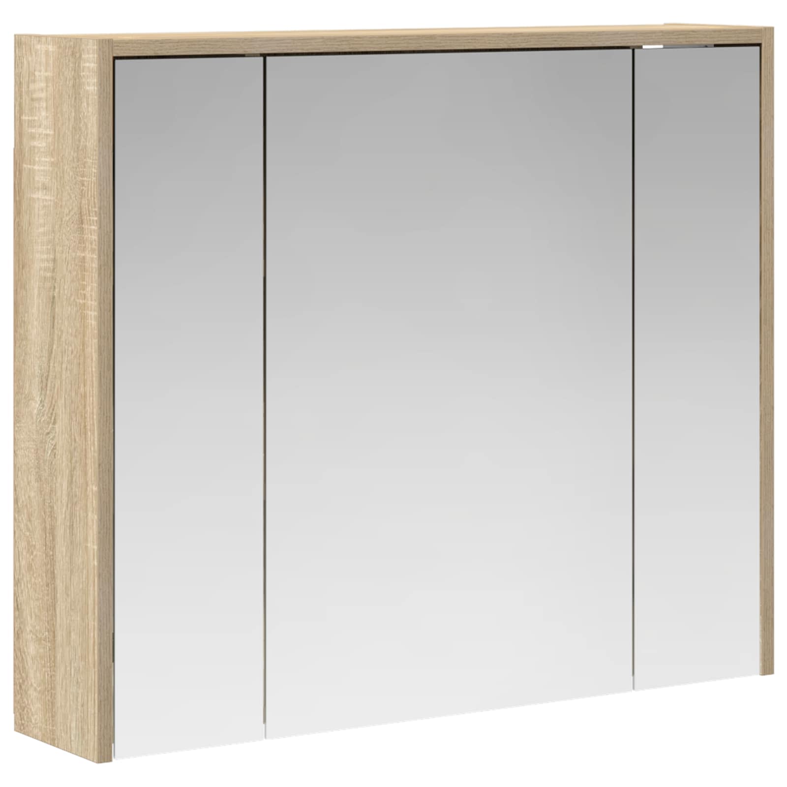 vidaXL Szafka z lustrem do łazienki Dąb Sonoma 73,5 x 16 x 62,5 cm