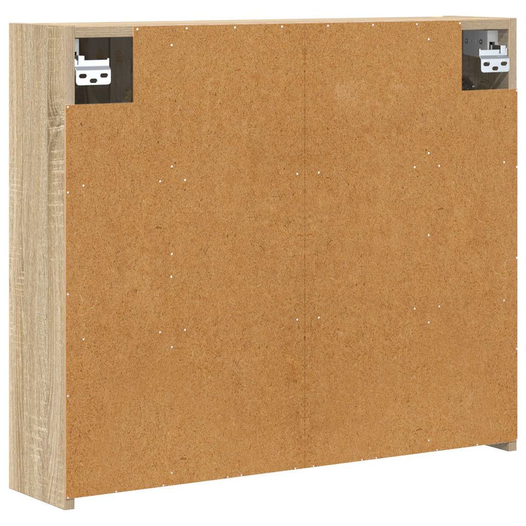 vidaXL Szafka z lustrem do łazienki Dąb Sonoma 73,5 x 16 x 62,5 cm