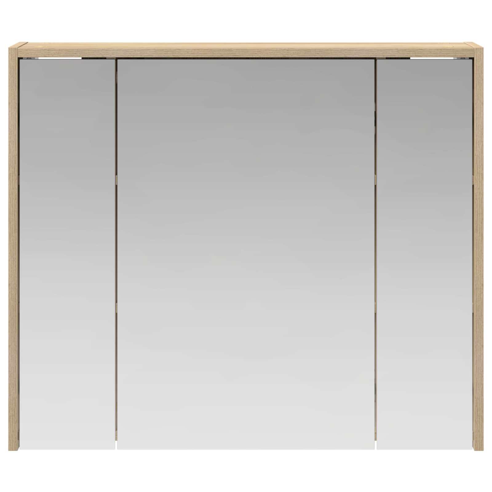 vidaXL Szafka z lustrem do łazienki Dąb Sonoma 73,5 x 16 x 62,5 cm