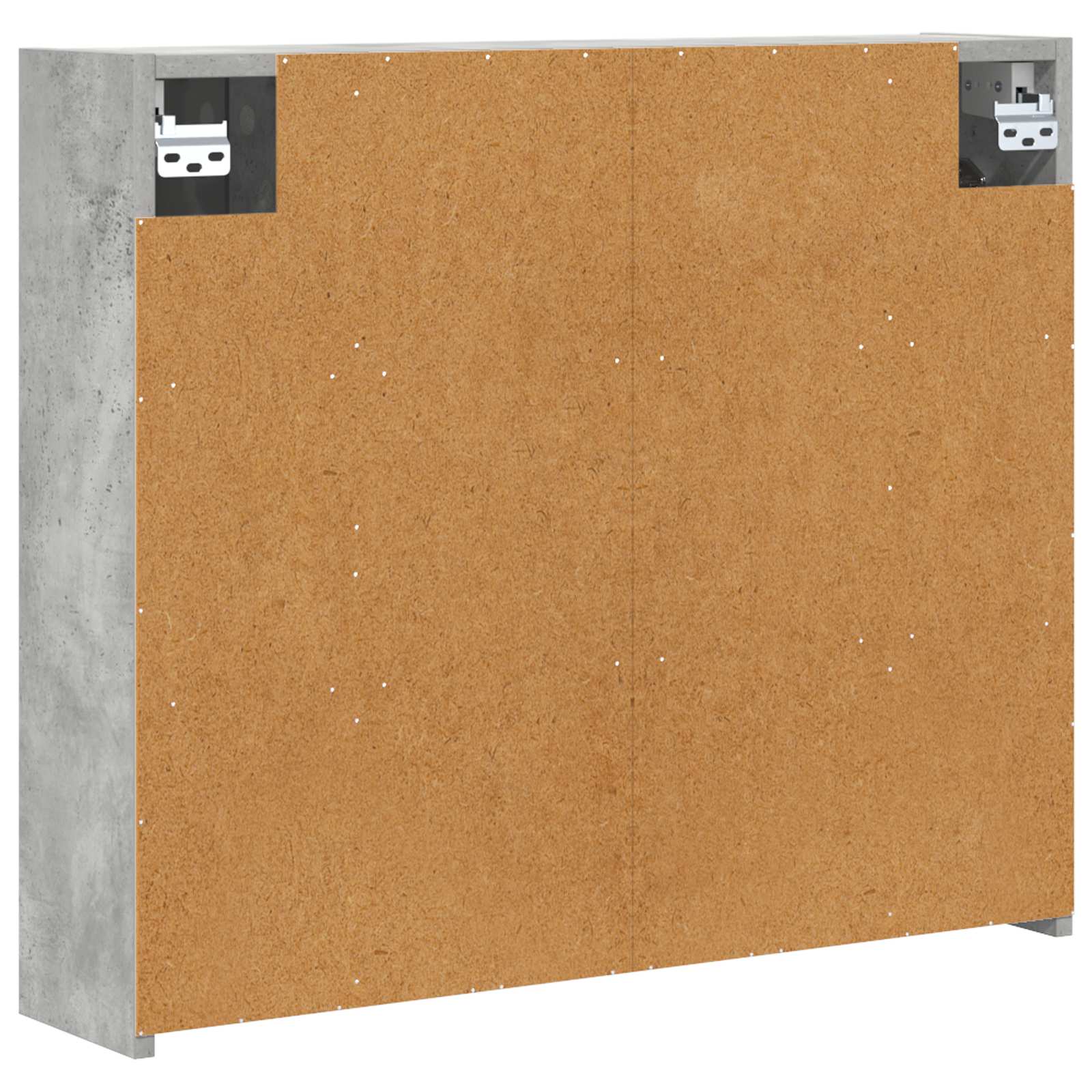 vidaXL Szafka z lustrem do łazienki Betonowy szary 73,5 x 16 x 62,5 cm