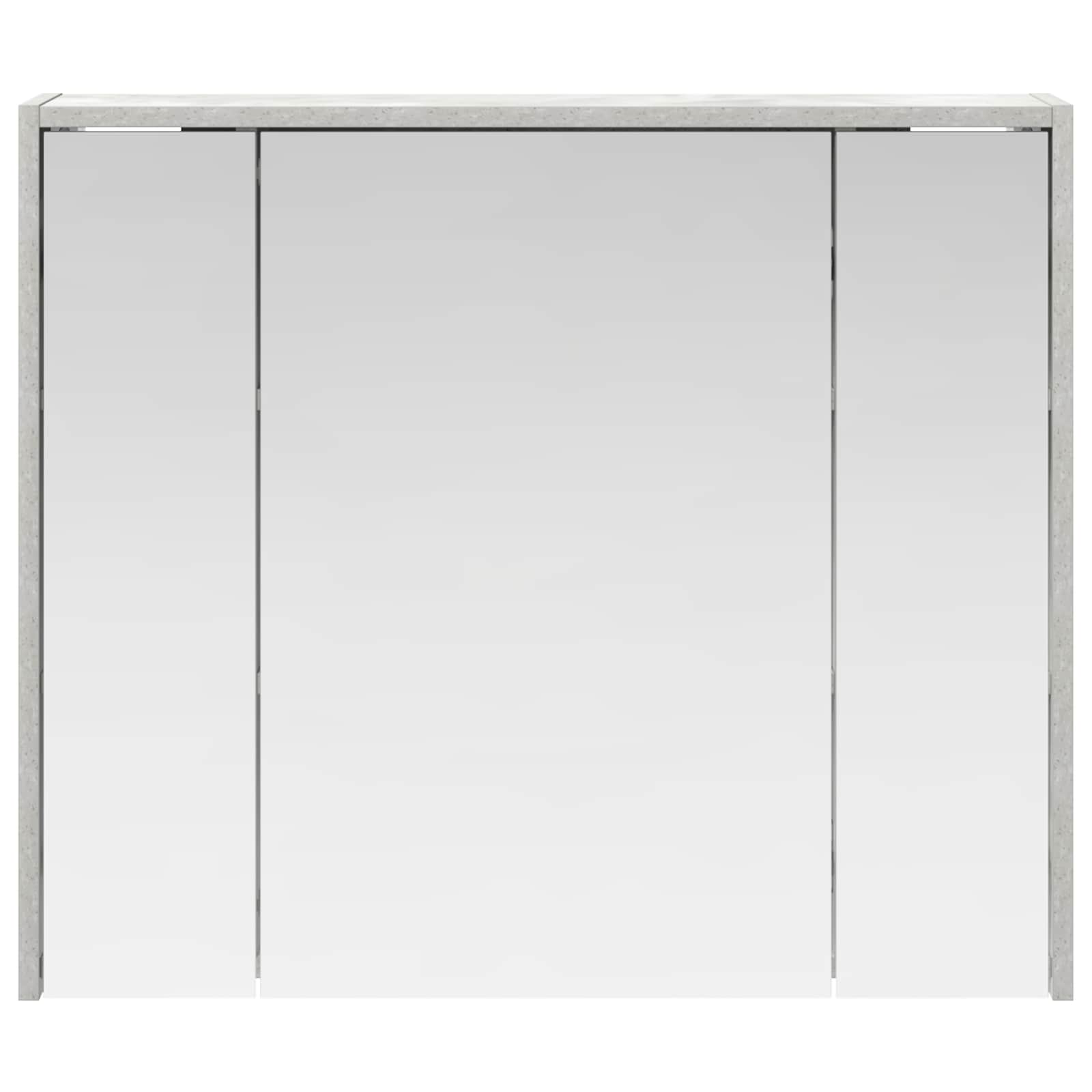 vidaXL Szafka z lustrem do łazienki Betonowy szary 73,5 x 16 x 62,5 cm