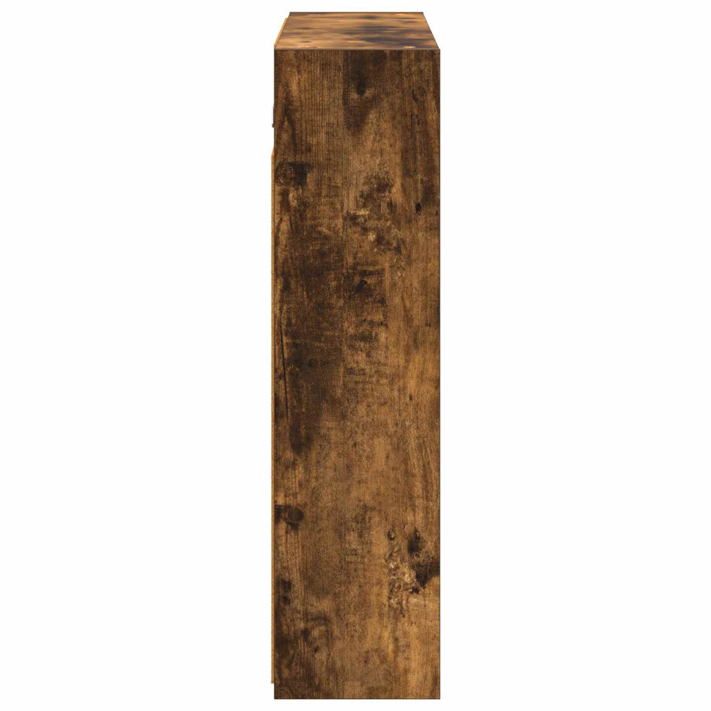 vidaXL Szafka z lustrem do łazienki Dąb wędzony 73,5 x 16 x 62,5 cm