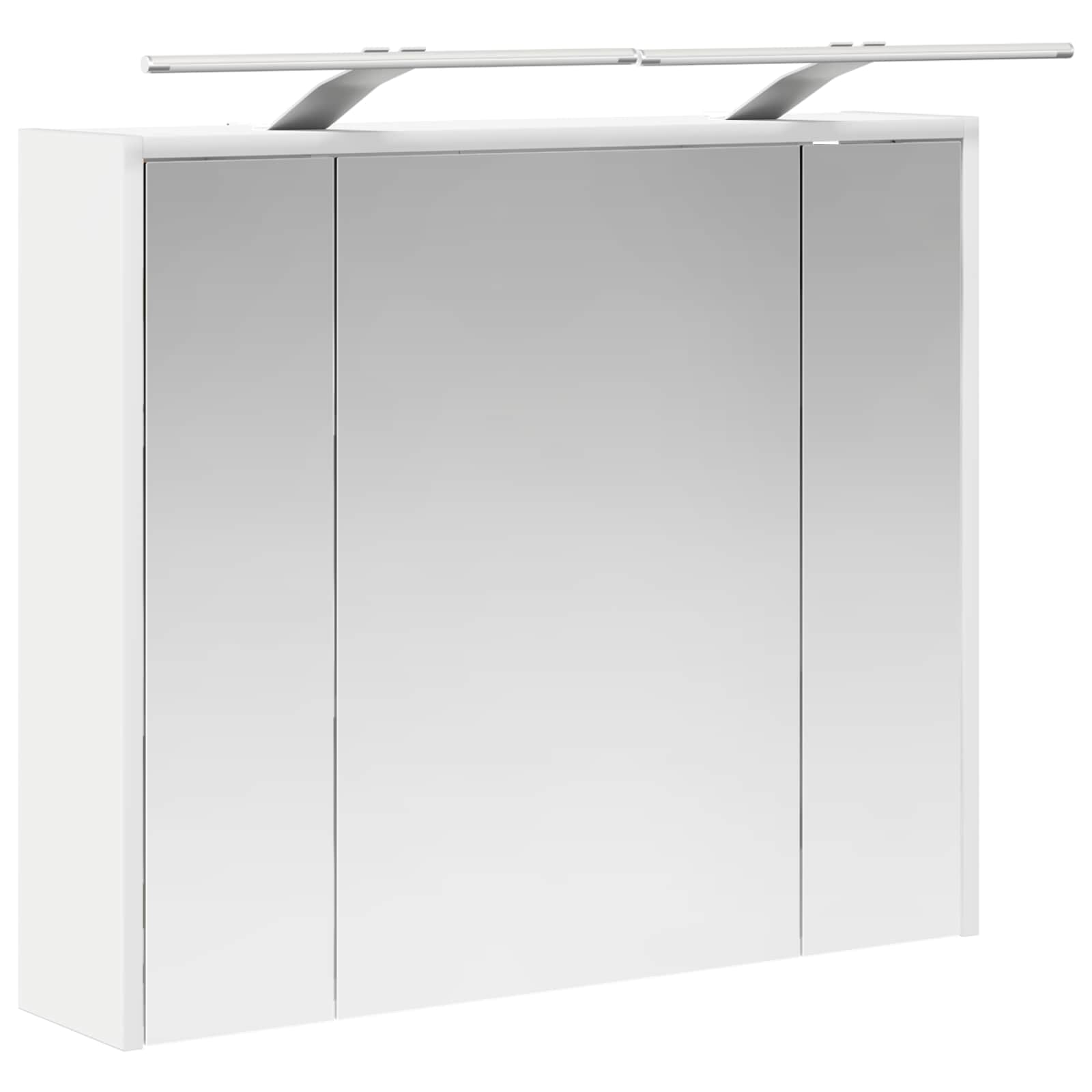 vidaXL Szafka z lustrem do łazienki Biały 73,5 x 16 x 62,5 cm