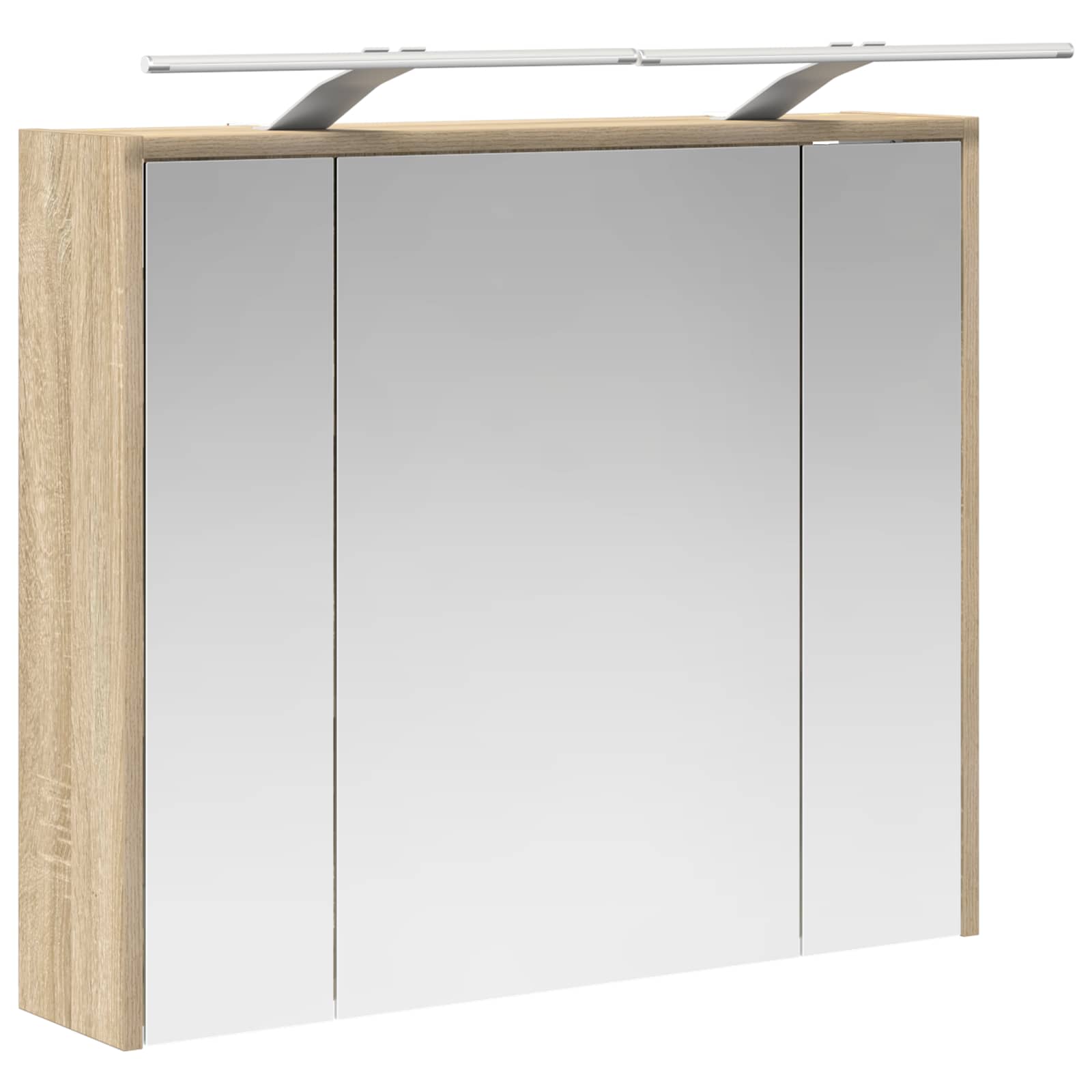 vidaXL Szafka z lustrem do łazienki Dąb Sonoma 73,5 x 16 x 62,5 cm