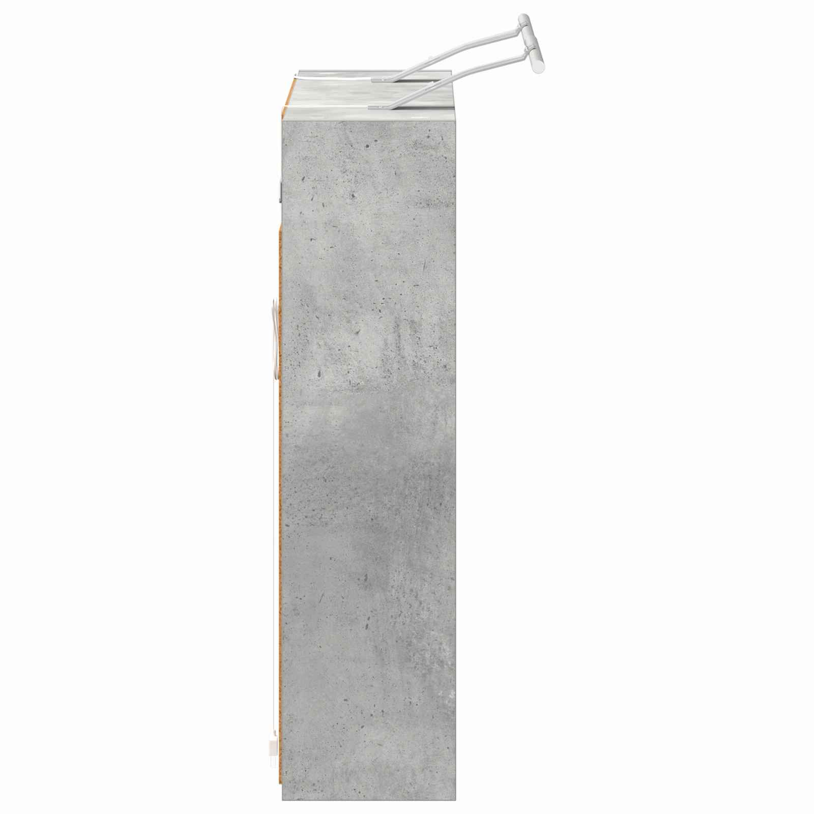 vidaXL Szafka z lustrem do łazienki Betonowy szary 73,5 x 16 x 62,5 cm
