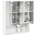 vidaXL Szafka z lustrem do łazienki z półką Biały 60 x 14.5 x 70 cm