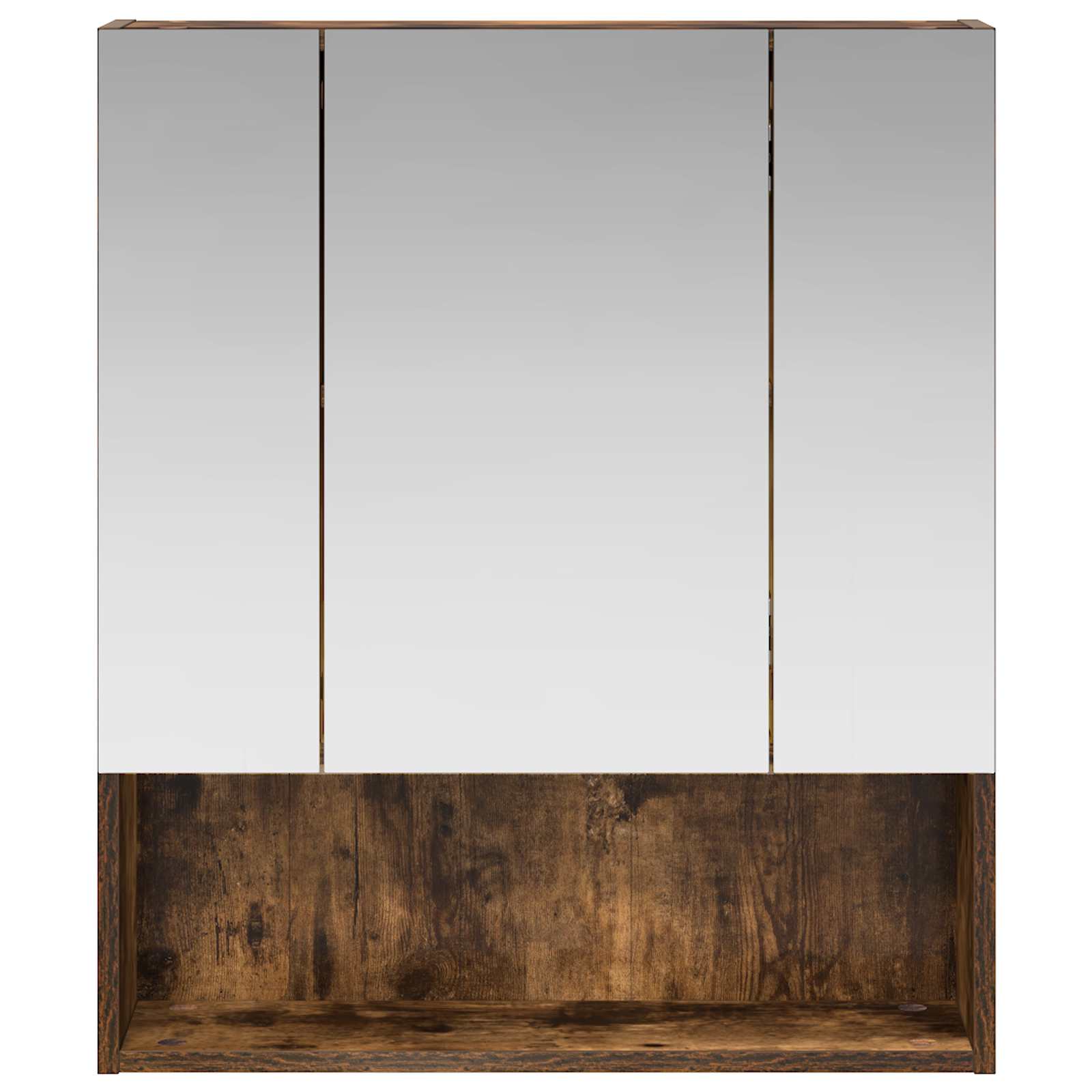 vidaXL Szafka z lustrem do łazienki Dąb wędzony 60 x 14.5 x 70 cm