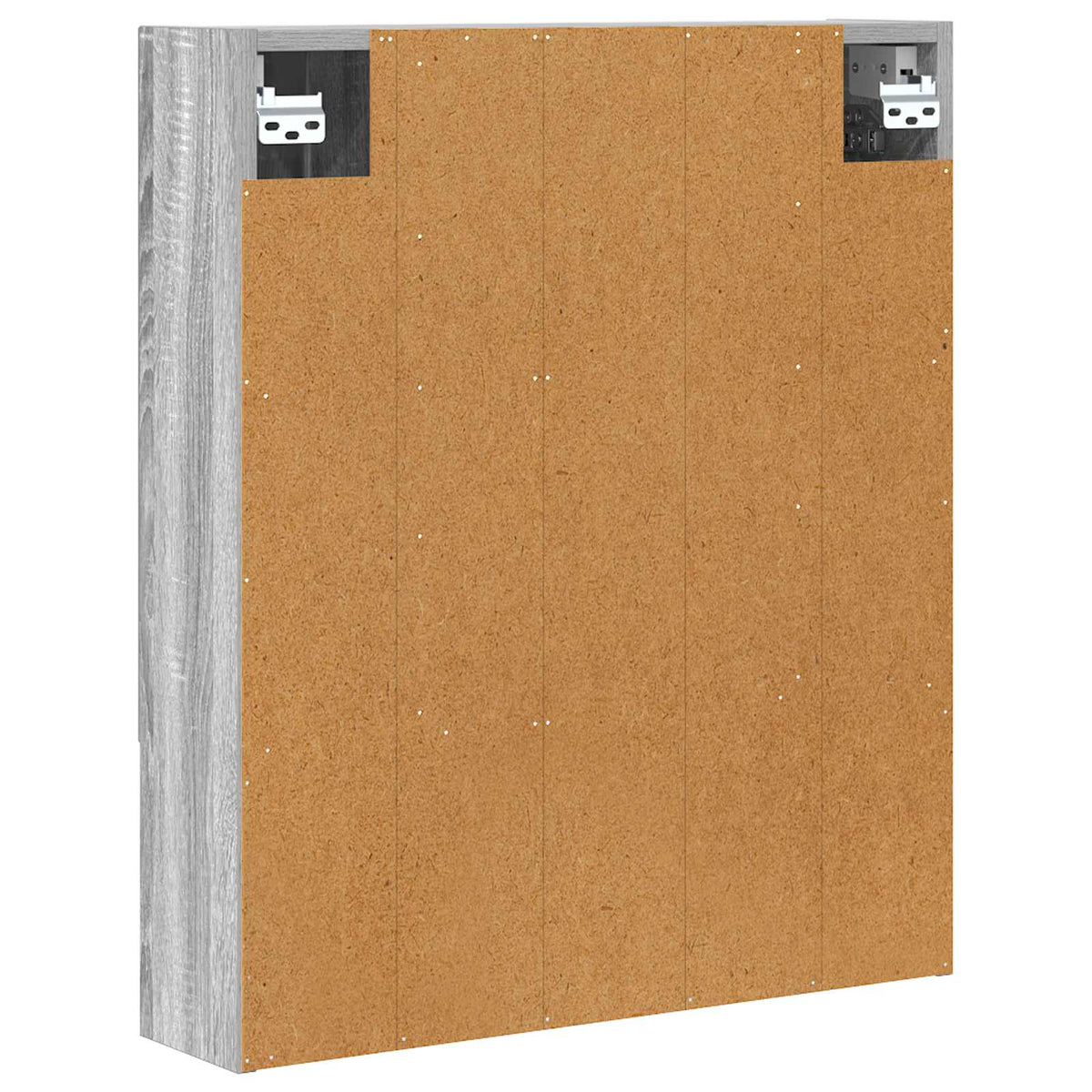 vidaXL Szafka z lustrem do łazienki Szary Sonoma 60 x 14.5 x 70 cm