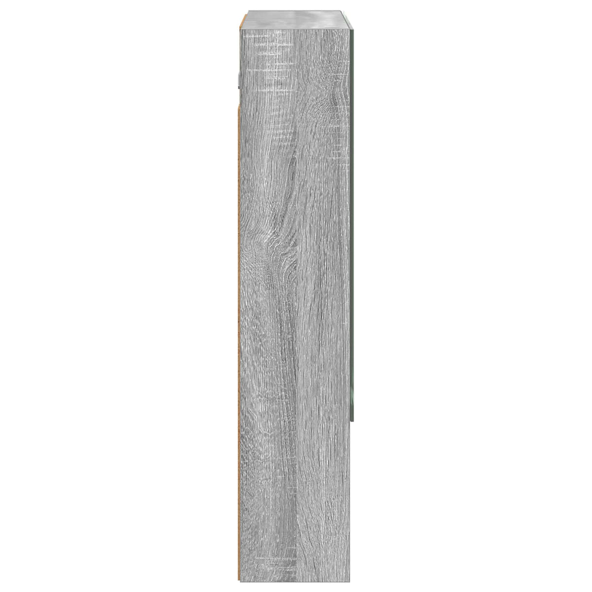 vidaXL Szafka z lustrem do łazienki Szary Sonoma 60 x 14.5 x 70 cm