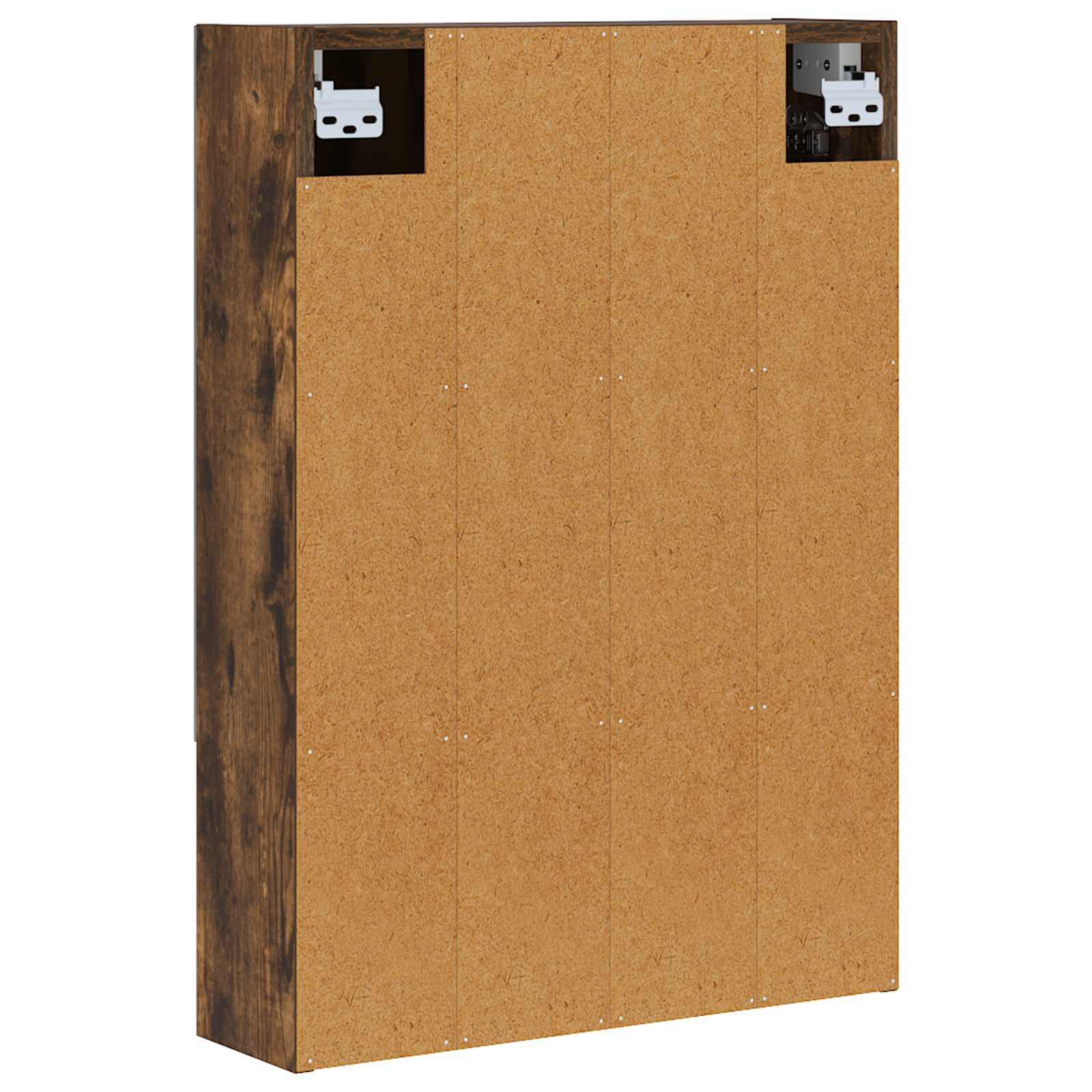 vidaXL Szafka z lustrem do łazienki Dąb wędzony 50 x 14,5 x 70 cm