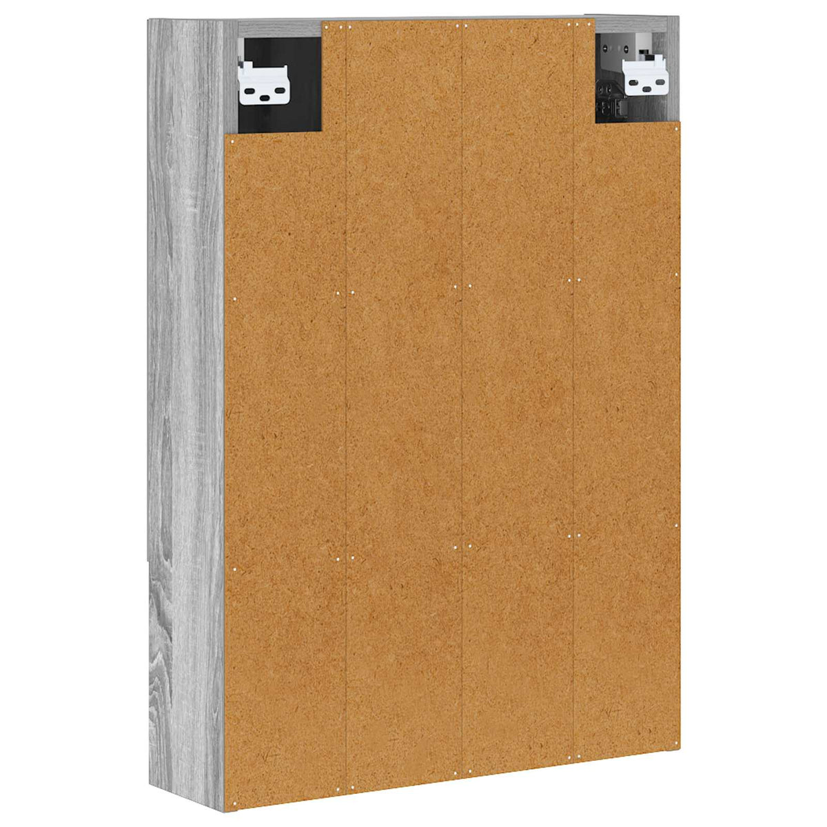 vidaXL Szafka z lustrem do łazienki Szary Sonoma 50 x 14,5 x 70 cm