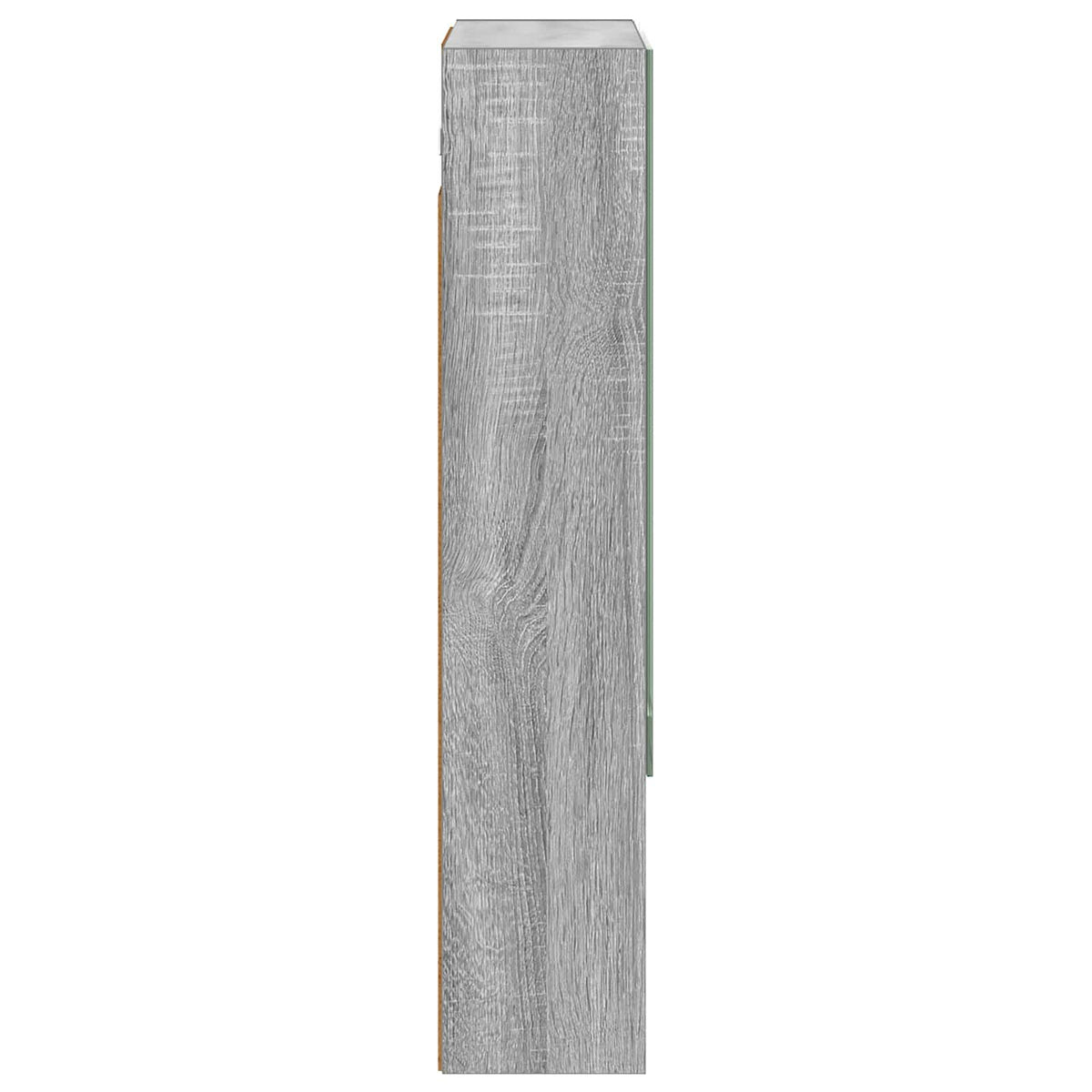vidaXL Szafka z lustrem do łazienki Szary Sonoma 50 x 14,5 x 70 cm