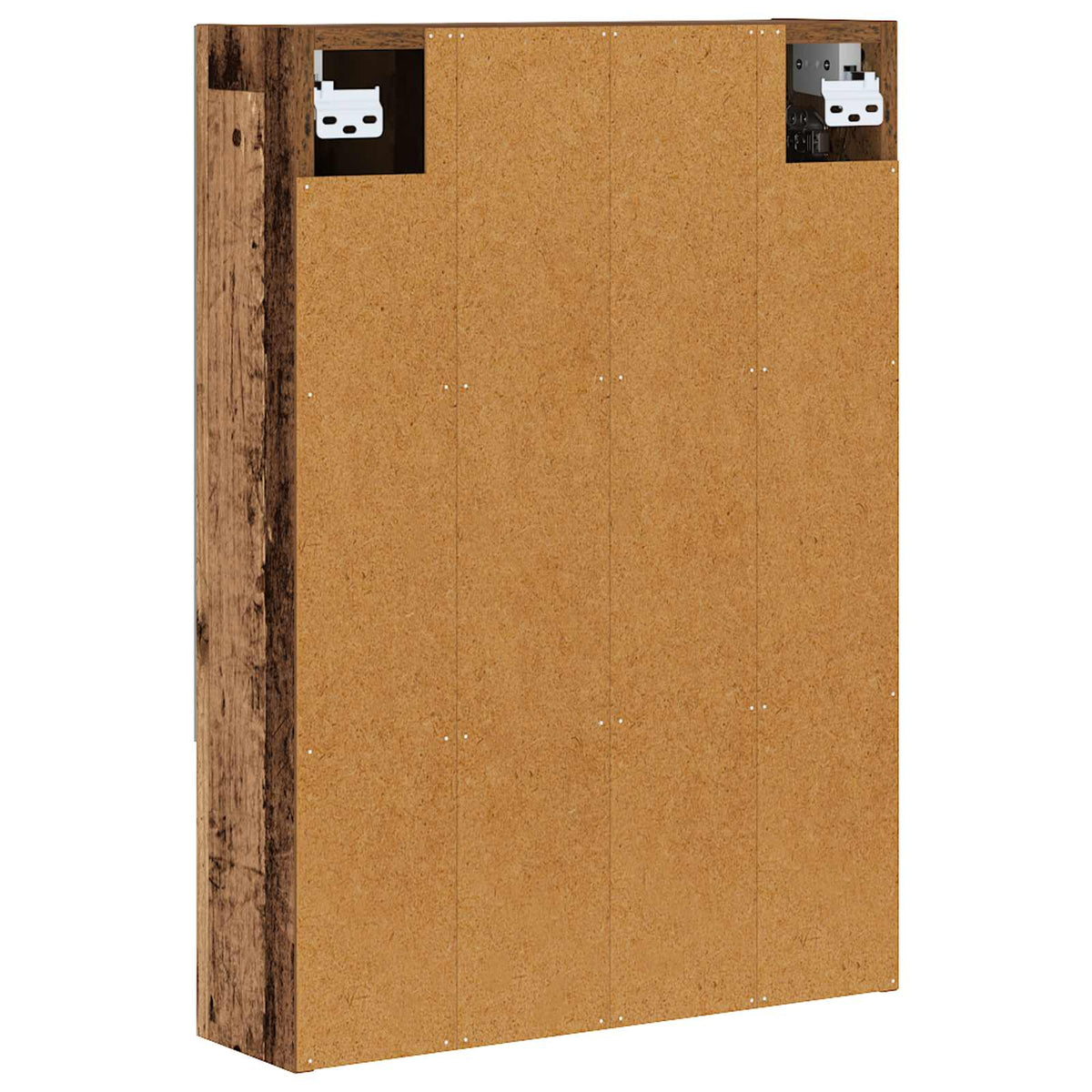 vidaXL Szafka z lustrem do łazienki Stare drewno 50 x 14,5 x 70 cm