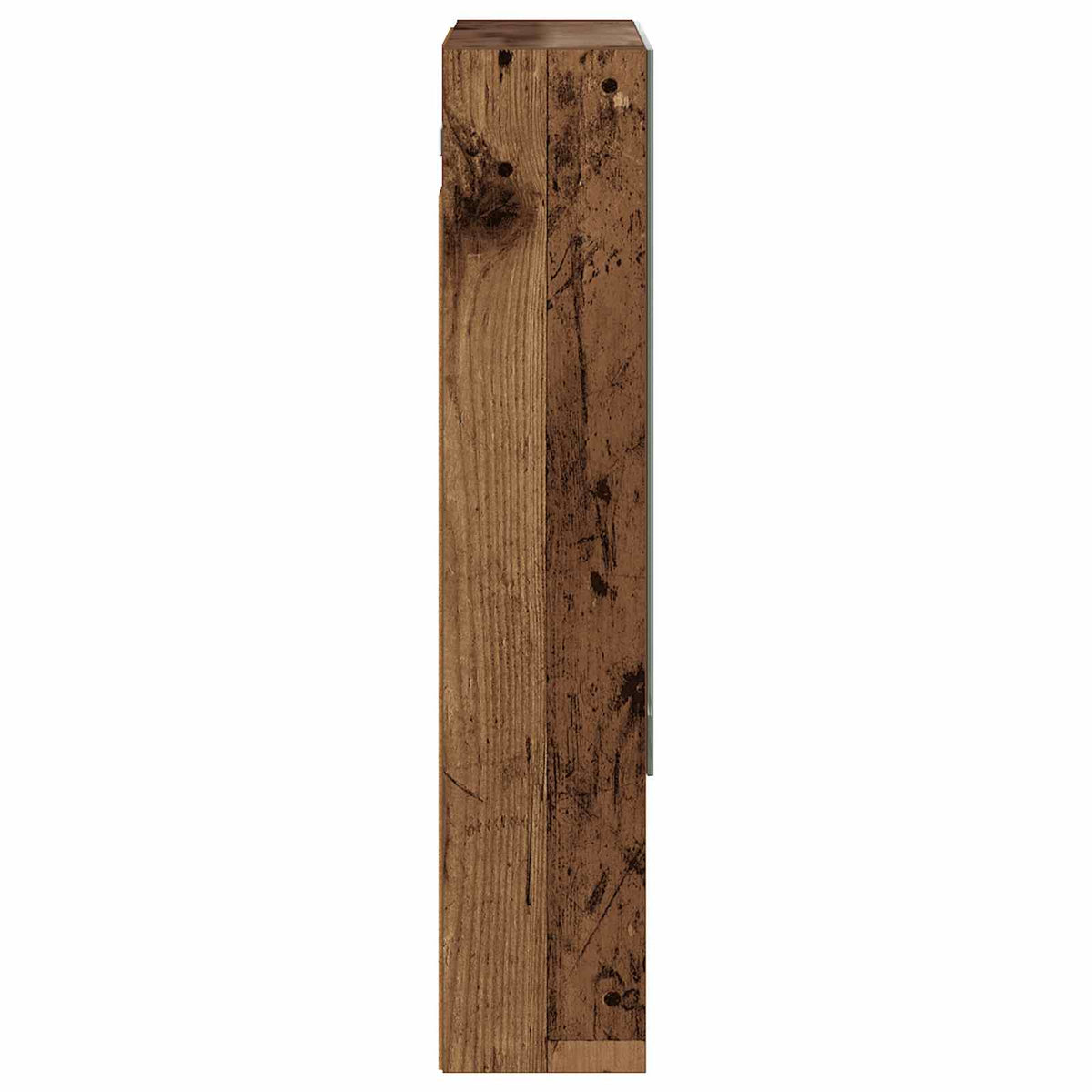 vidaXL Szafka z lustrem do łazienki Stare drewno 50 x 14,5 x 70 cm