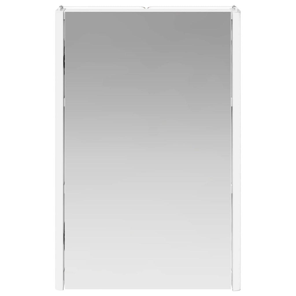 vidaXL Szafka z lustrem do łazienki Biały 33 x 11,5 x 50 cm