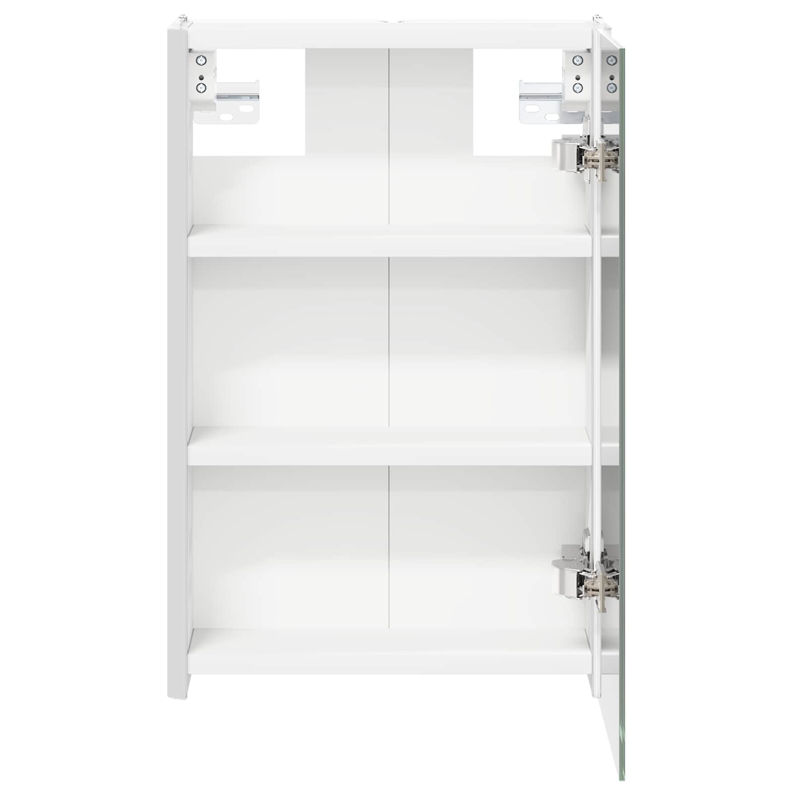 vidaXL Szafka z lustrem do łazienki Biały 33 x 11,5 x 50 cm
