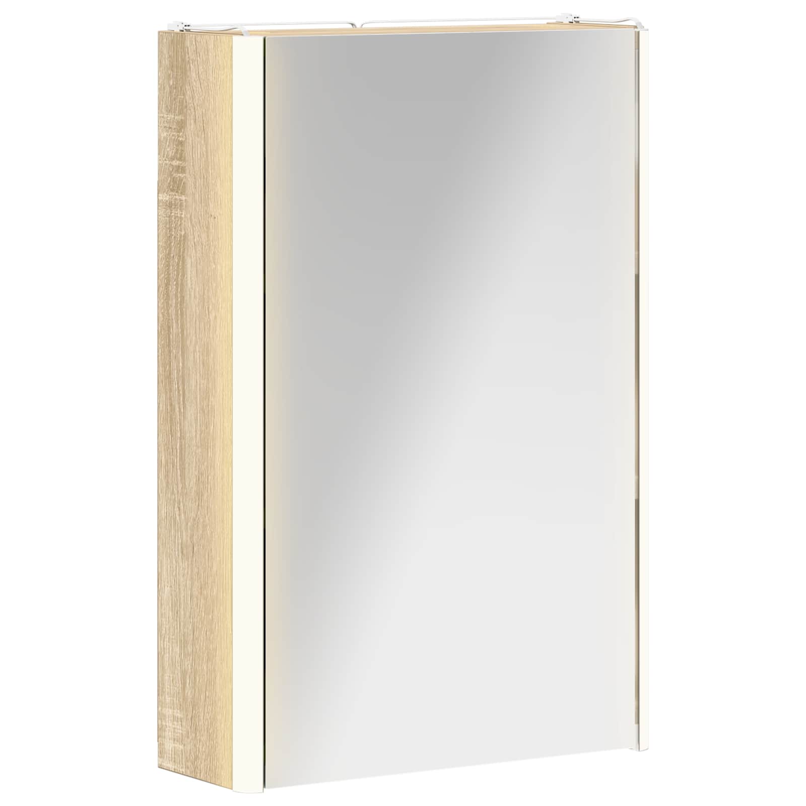 vidaXL Szafka z lustrem do łazienki Dąb Sonoma 33 x 11,5 x 50 cm