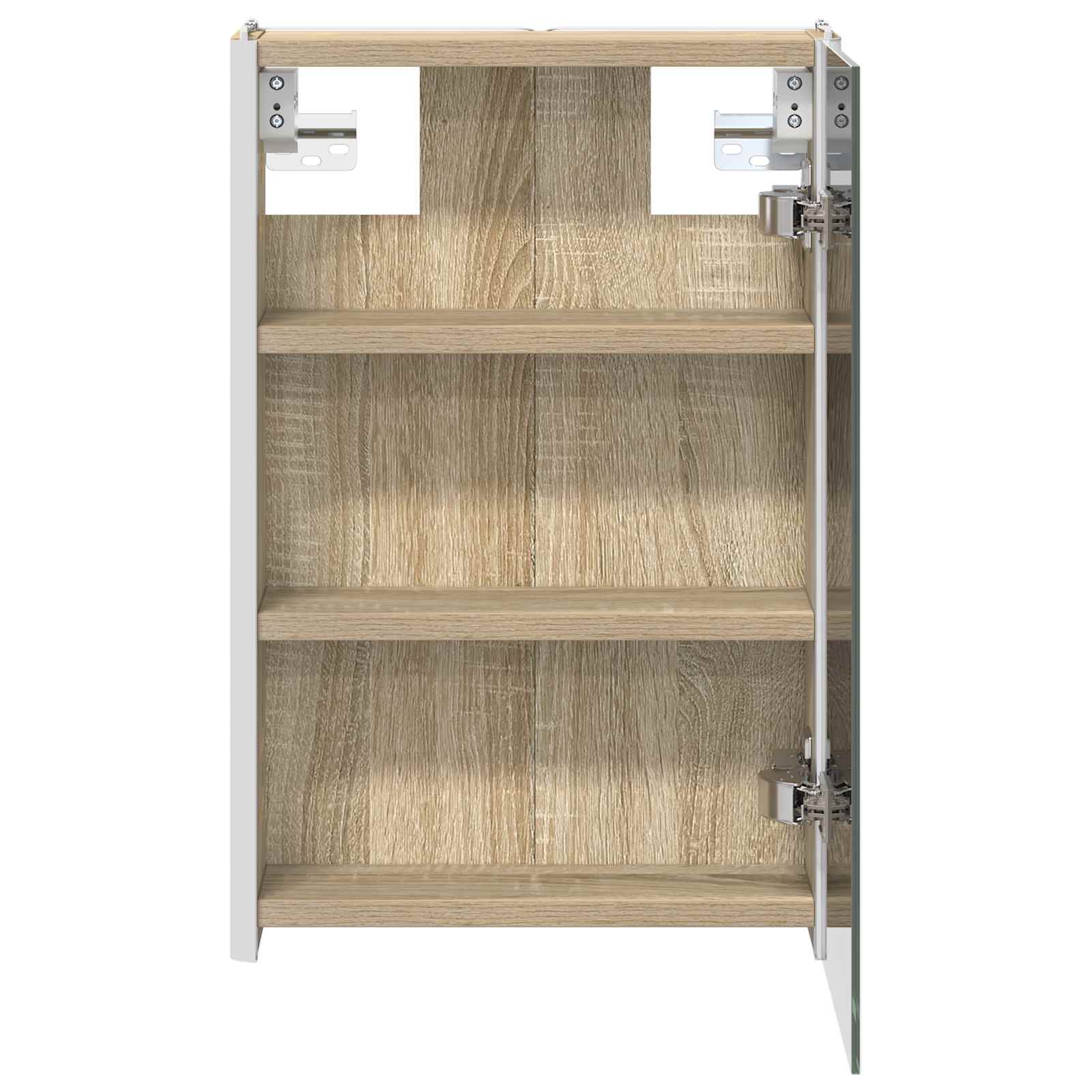 vidaXL Szafka z lustrem do łazienki Dąb Sonoma 33 x 11,5 x 50 cm