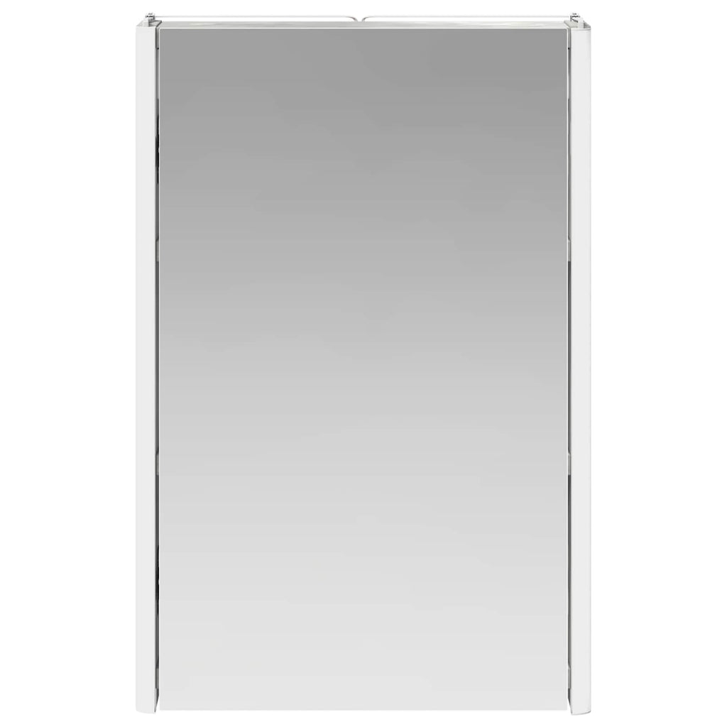 vidaXL Szafka z lustrem do łazienki Betonowy szary 33 x 11,5 x 50 cm