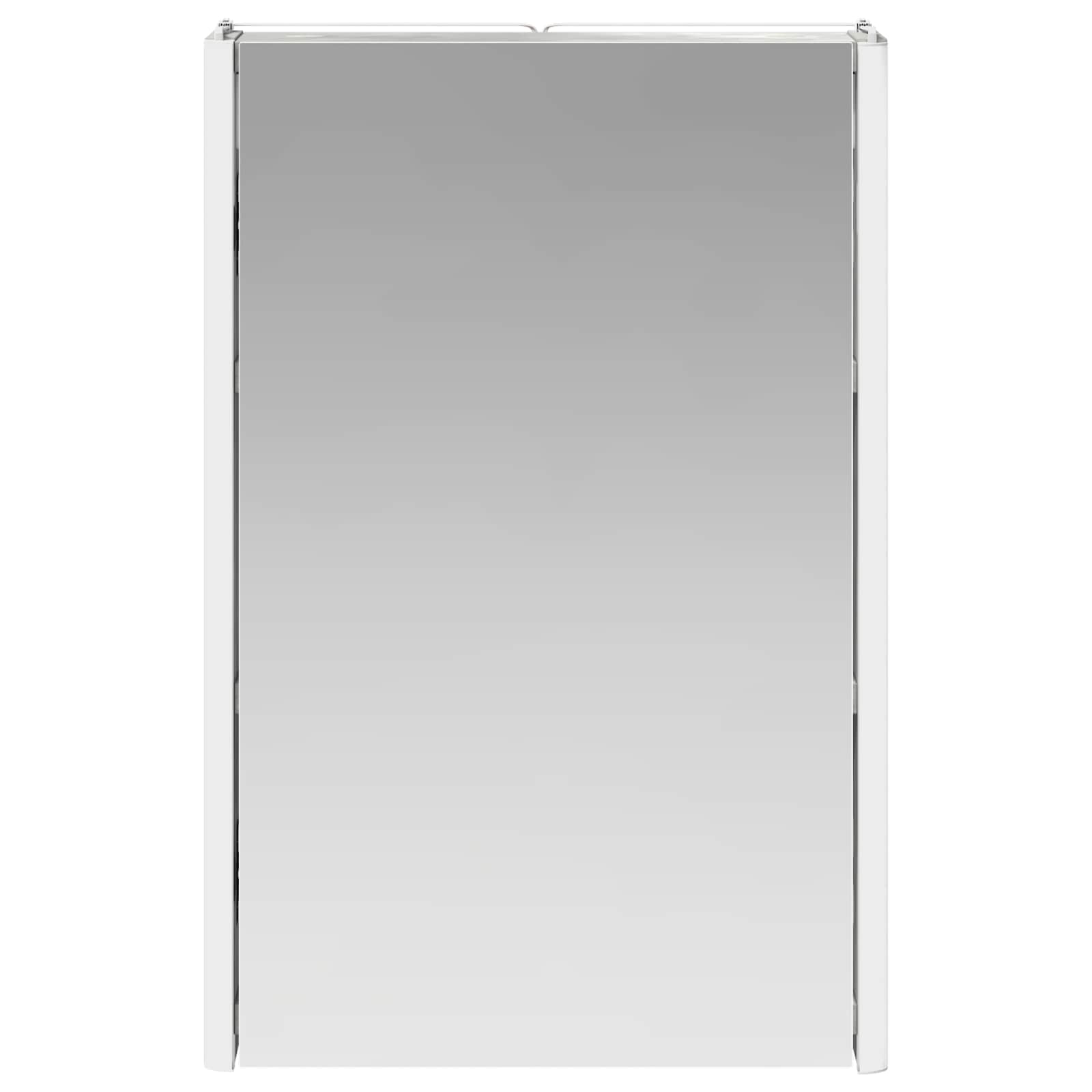 vidaXL Szafka z lustrem do łazienki Betonowy szary 33 x 11,5 x 50 cm