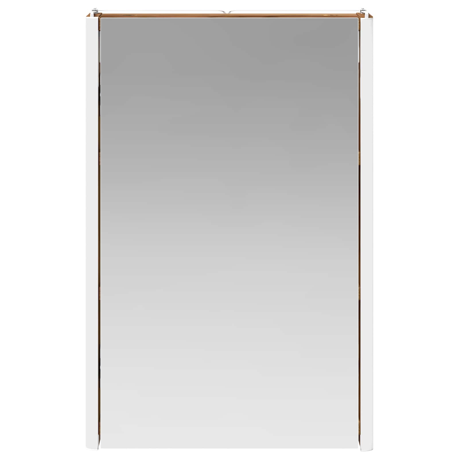 vidaXL Szafka z lustrem do łazienki Stare drewno 33 x 11,5 x 50 cm