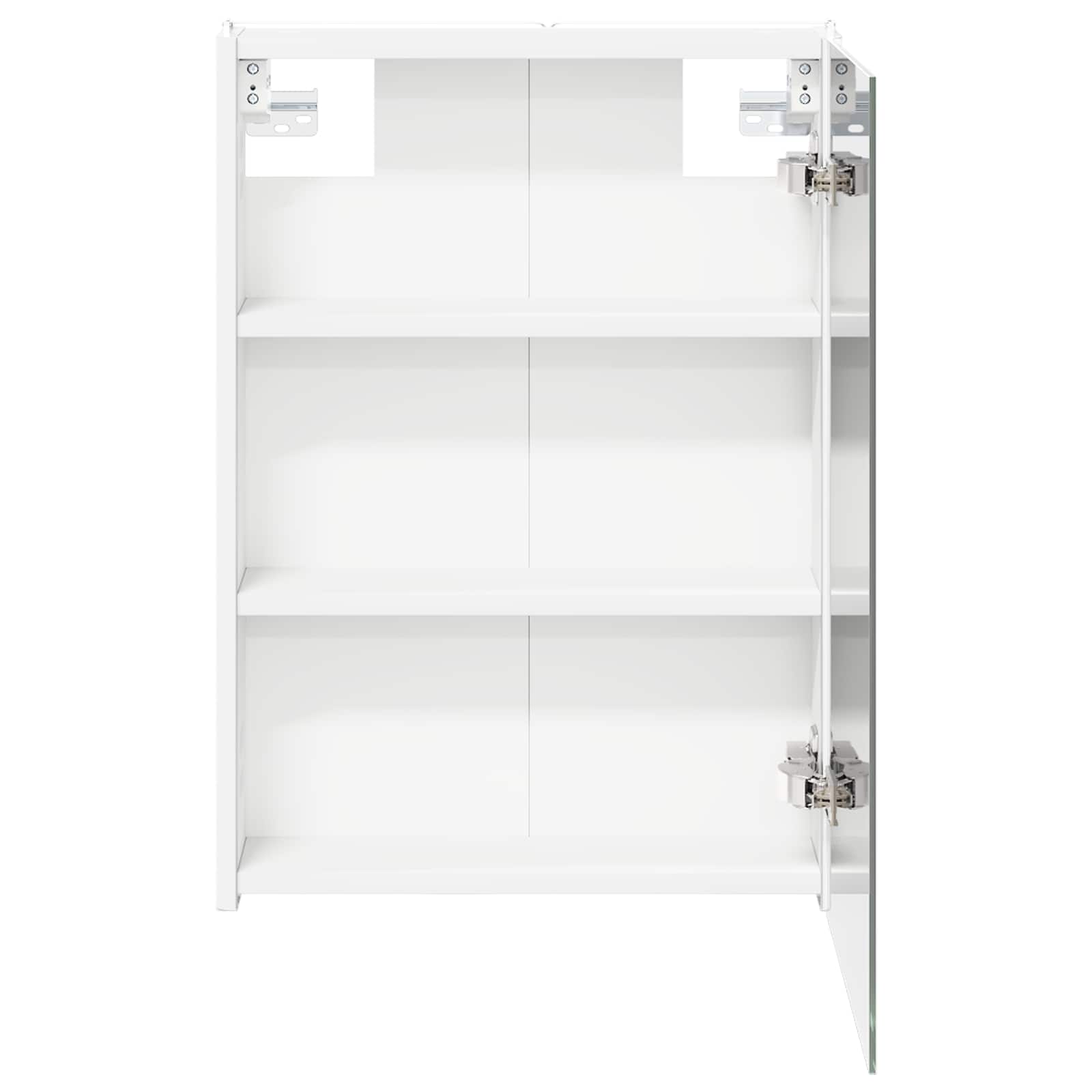 vidaXL Szafka z lustrem do łazienki Biały 43 x 11,5 x 60,5 cm