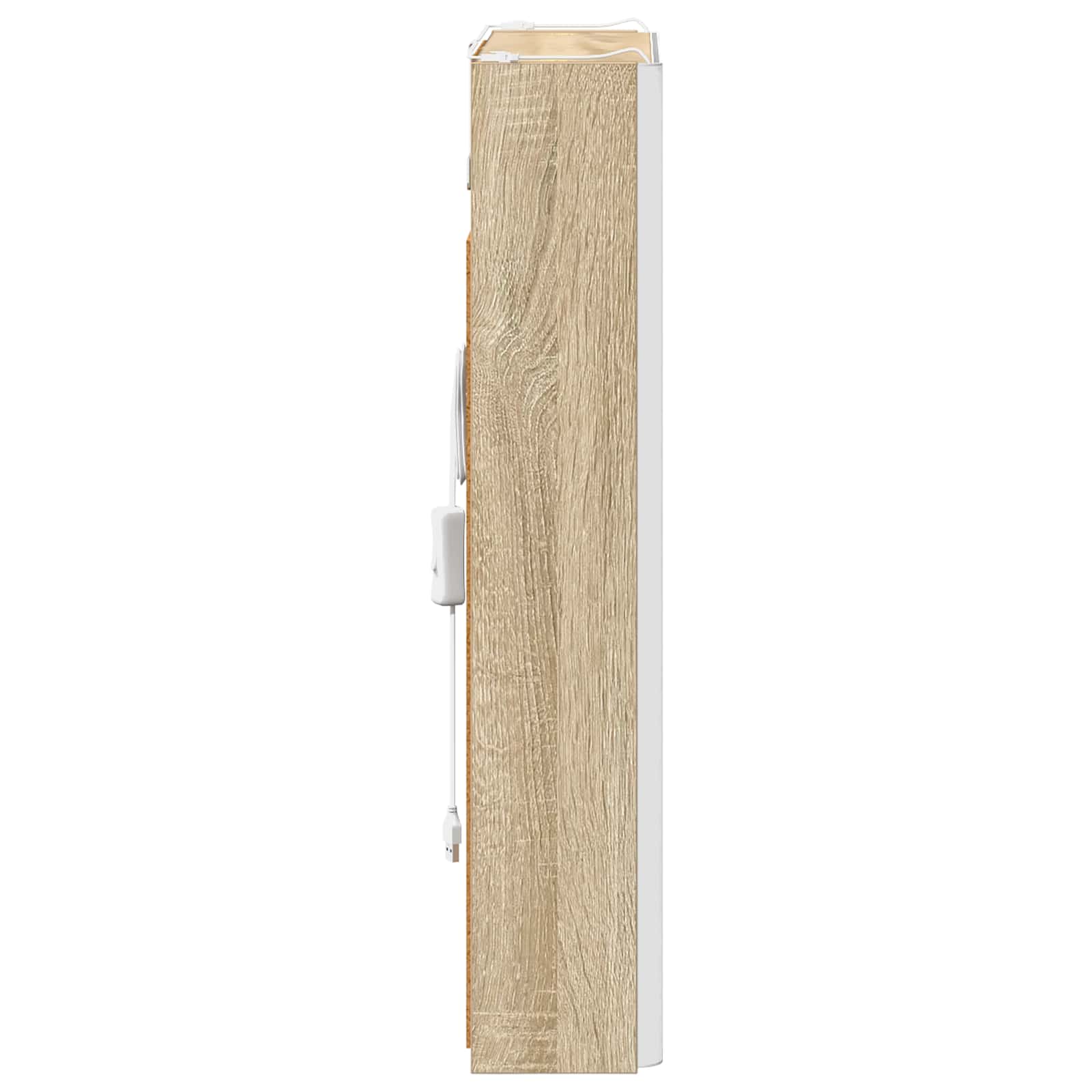 vidaXL Szafka z lustrem do łazienki Dąb Sonoma 43 x 11,5 x 60,5 cm