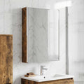 vidaXL Szafka z lustrem do łazienki Dąb wędzony 43 x 11,5 x 60,5 cm