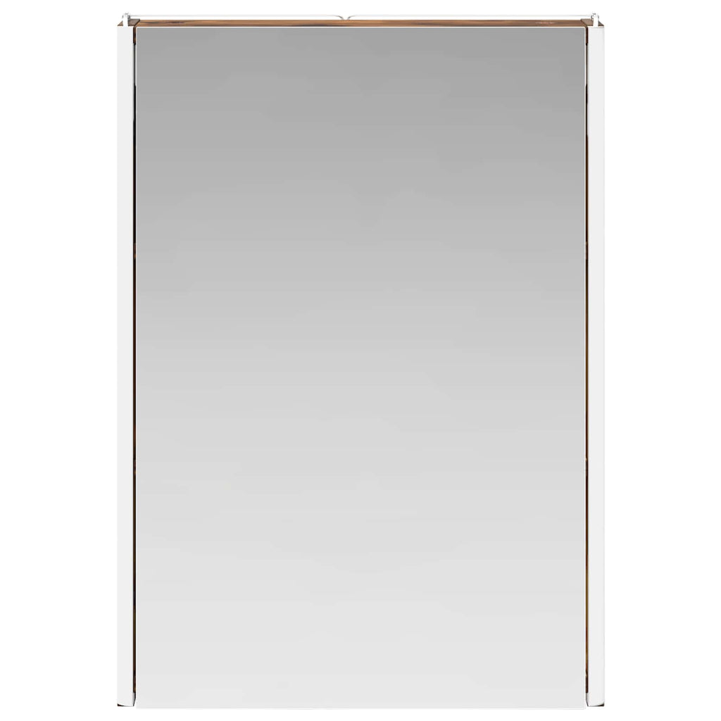 vidaXL Szafka z lustrem do łazienki Dąb wędzony 43 x 11,5 x 60,5 cm