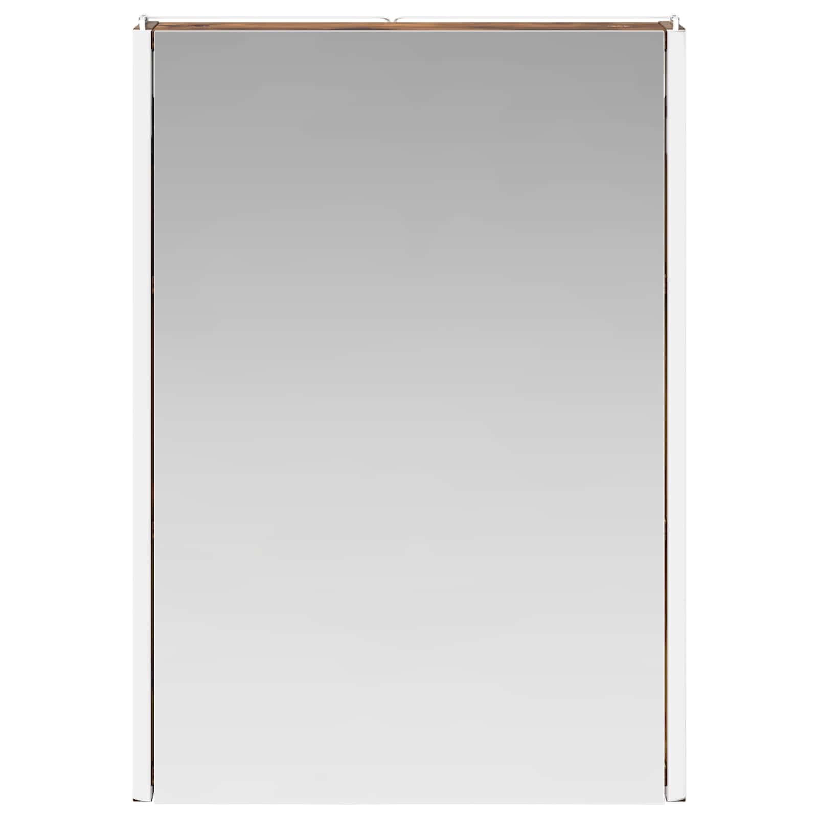 vidaXL Szafka z lustrem do łazienki Dąb wędzony 43 x 11,5 x 60,5 cm